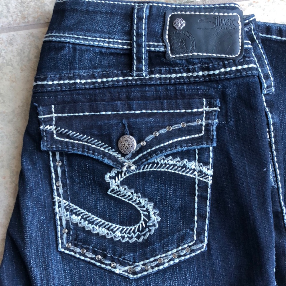 Silver jeans